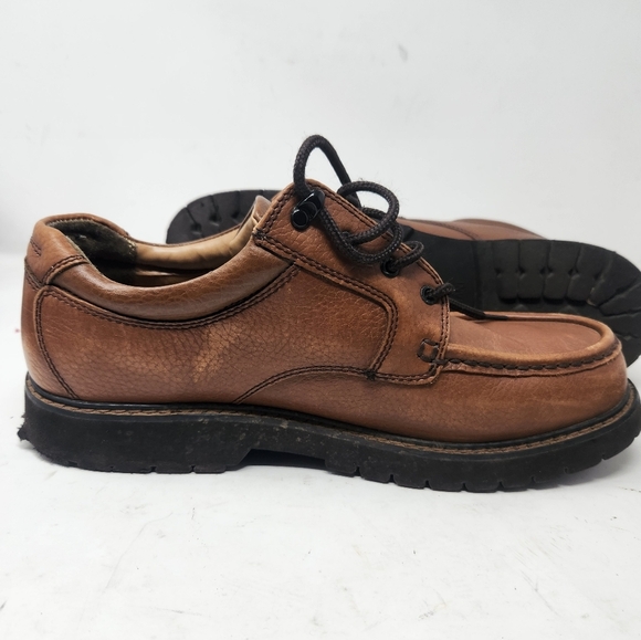 Dockers GLAZIER Men's Brown Compfort Leather Shoes CASUAL walking, LACES 11 M - Picture 14 of 14
